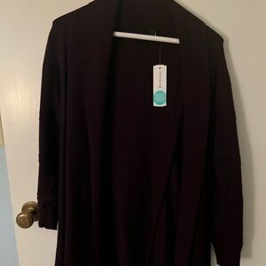 41 Hawthorn Deep Burgundy Cardigan